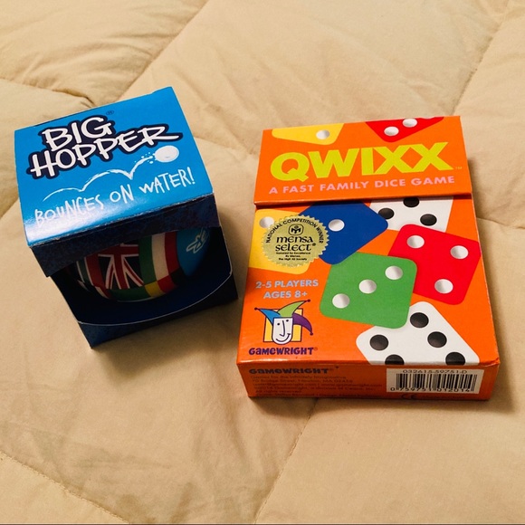 Qwixx Dice Game & Big Hopper Ball Duo - Picture 2 of 9
